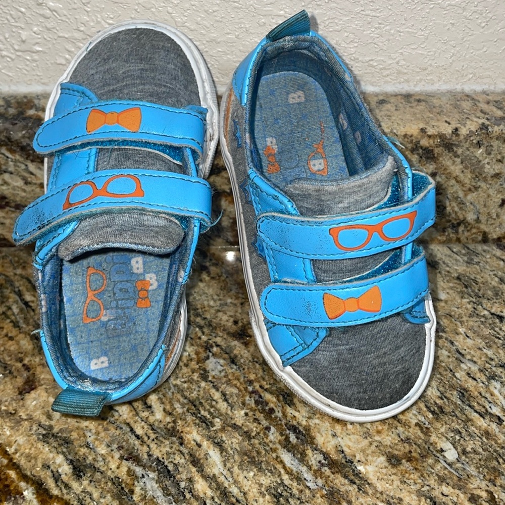 Blippi licensed hook and loop fastener sneakers size toddler 7